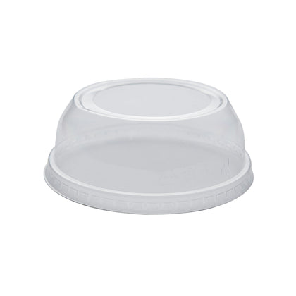 Cold Cup PET 98 MM Dome Lid w/ Big Hole 12-24 oz- Clear (1000/case) - CarryOut Supplies