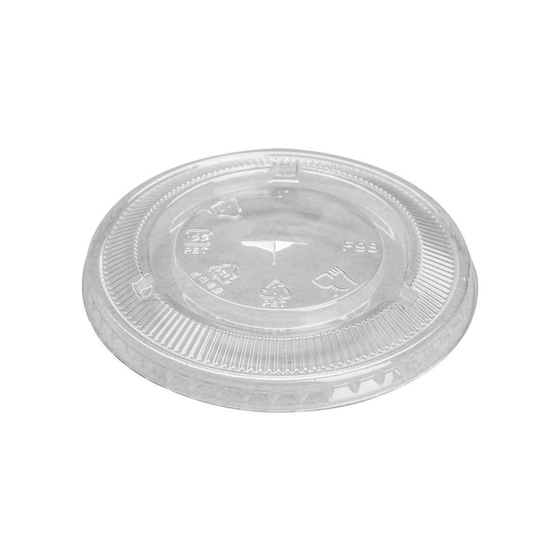 Plastic Cold Drink PET 98 MM Flat Lid 12-24 oz- Clear (1000/case) - CarryOut Supplies