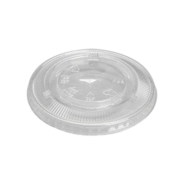 Plastic Cold Drink PET 98 MM Flat Lid 12-24 oz- Clear (1000/case) - CarryOut Supplies