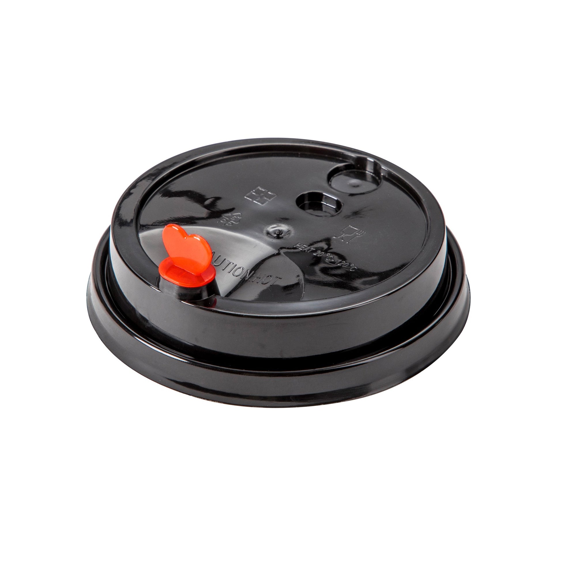 Premium PP Cup Lid Stopper 16-24 oz (90mm)- Black (1000/case) - CarryOut Supplies