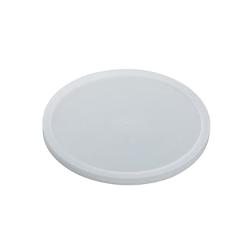 Ice Cream Cup Premium PP Flat Lid 05 oz 86 MM- White (1000/case) - CarryOut Supplies