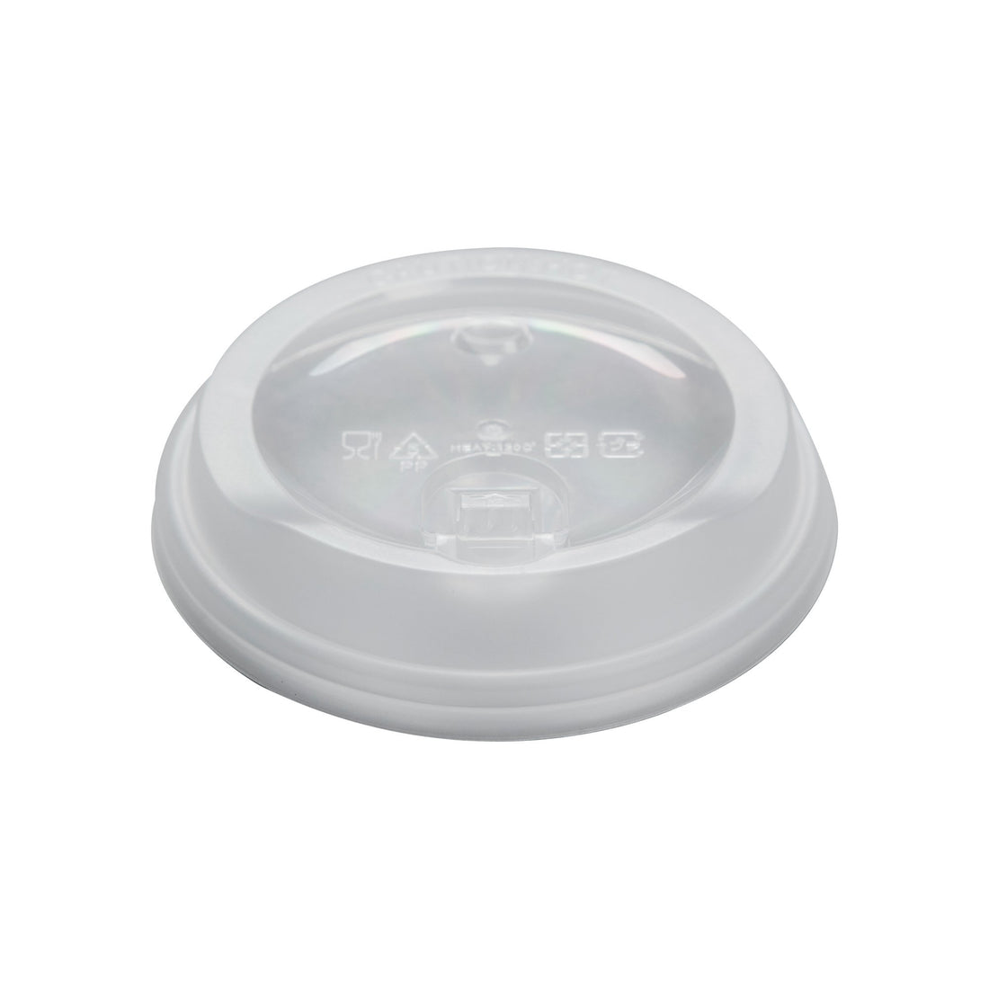 Hot Drink Lock-back Lid 10-24 oz 90 MM- Clear (1000/case) - CarryOut Supplies