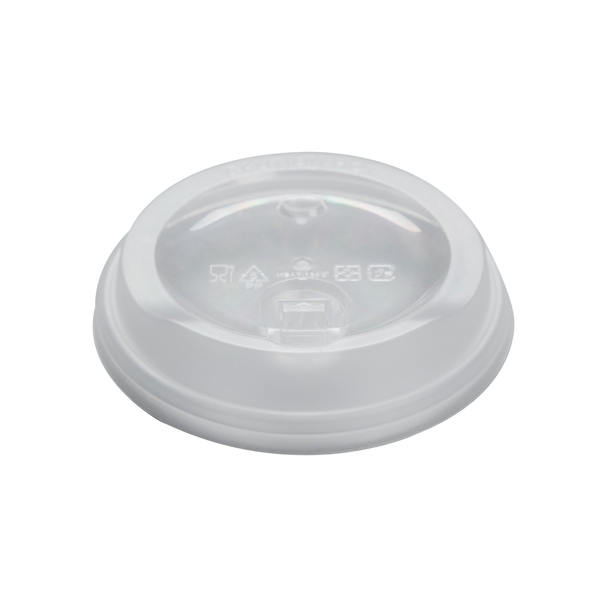 Hot Drink Lock-back Lid 10-24 oz 90 MM- Clear (1000/case) - CarryOut Supplies
