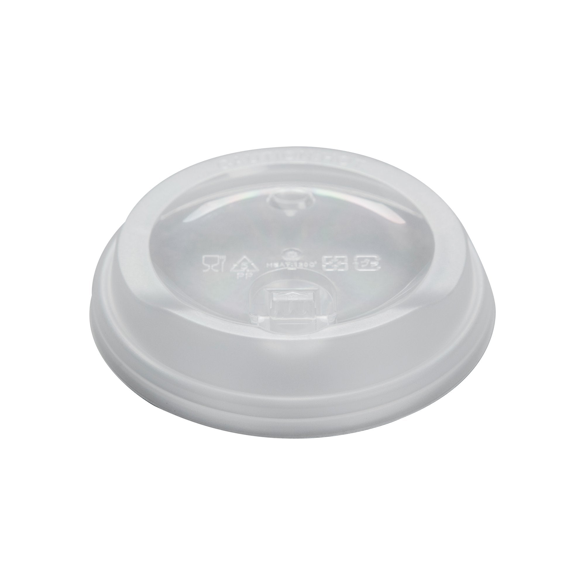 Hot Drink Lock-back Lid 10-24 oz 90 MM- Clear (1000/case) - CarryOut Supplies