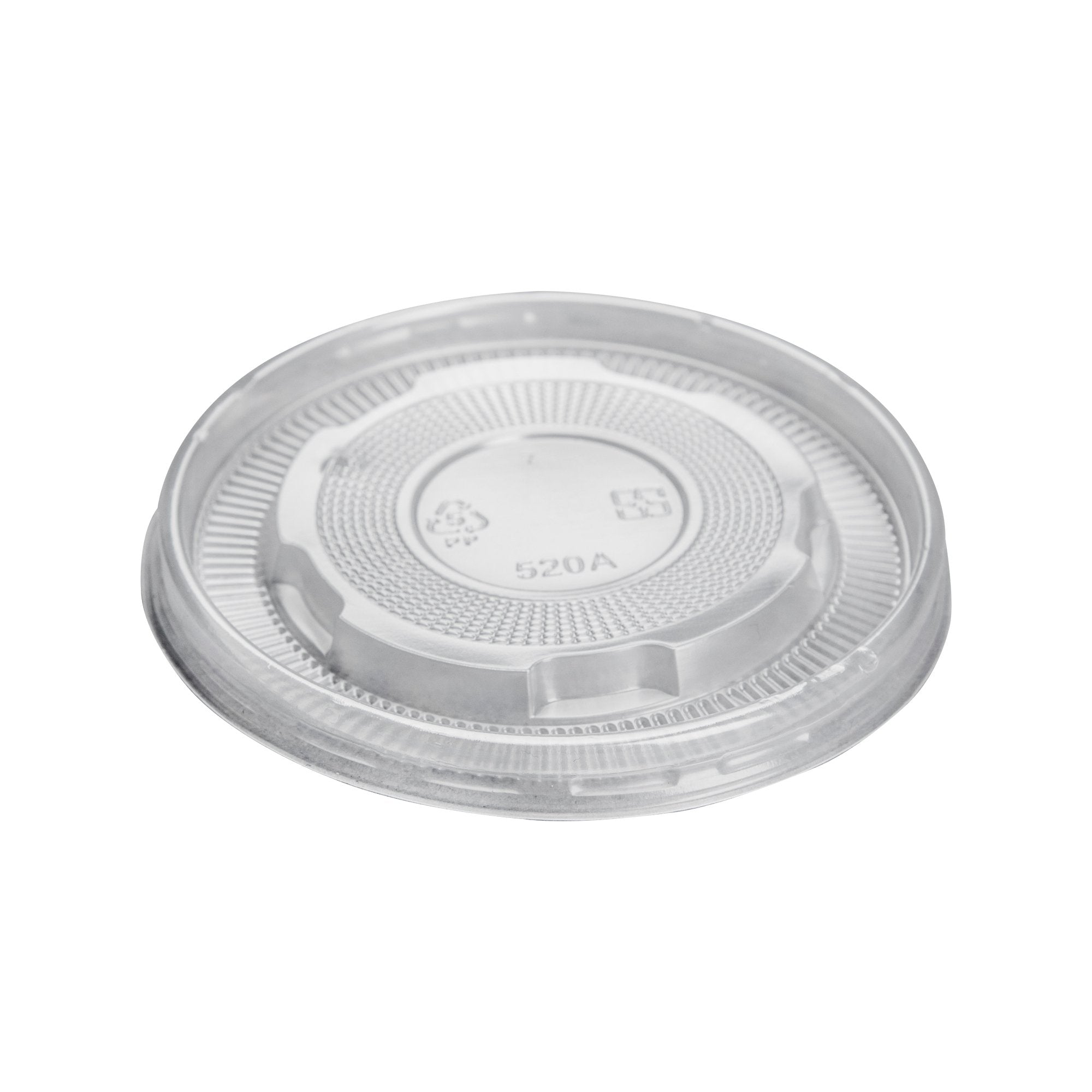 PP Flat Yogurt/Soup Cup Lid 16 oz- Clear (1000/case) - CarryOut Supplies
