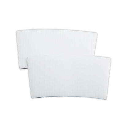 Paper Cup Sleeve- White (1000/case) - CarryOut Supplies