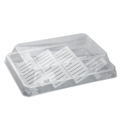 Disposable Plastic Sushi Container With Lid - Clear - SA10 (300 per case)