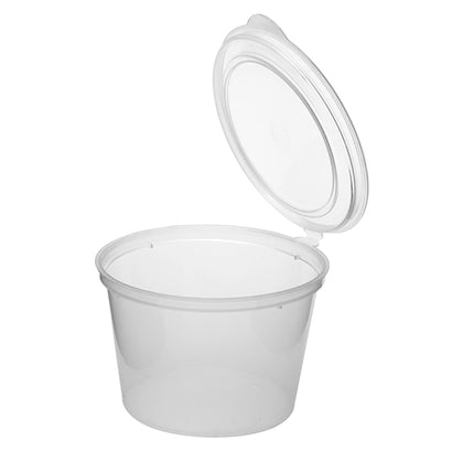 2OZ PLASTIC SAUCE CONTAINER WITH LID 1000PCS/CNT - CarryOut Supplies