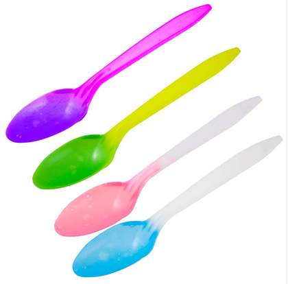 COLOR CHANGING SPOONS | ASSORTED COLORS | CARRYOUTSUPPLIES.COM - (Item: 129Mix) - CarryOut Supplies